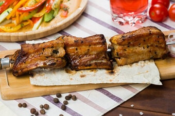 Свиные рёбрышки по-королевски
