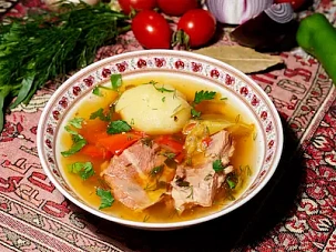 Хашлама с бараниной