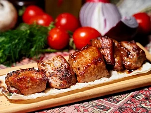 Шашлык из свиной шейки